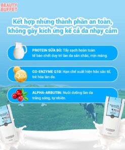 [TIẾT KIỆM HƠN] Combo 2 Muối tẩy tế bào chết dưỡng sáng Scentio Milk Plus Brightening Q10 Salt Scrub 300g - Ảnh 3