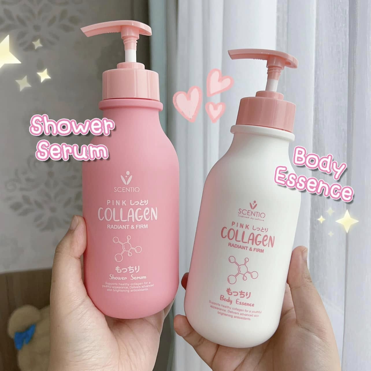 Tinh chất dưỡng thể dưỡng sáng và săn chắc da Scentio Pink Collagen Radiant & Firm Body Essence 350ml - Ảnh 3