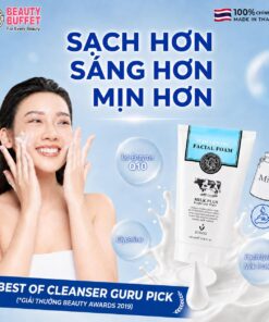 [TIẾT KIỆM HƠN] Combo 2 Sữa rửa mặt trắng da và tạo bọt Scentio Milk Plus Whitening Q10 Facial Foam 100ml/tuýp-Tặng kèm 1 Sữa rửa mặt Scentio Milk Plus 50ml - Ảnh 2