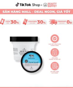 Tẩy Tế Bào Chết Da Mặt Sáng Da Scentio Milk Plus Whitening Q10 Facial Scrub 100ml - Ảnh 2