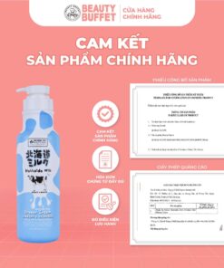 Combo 2 Kem tắm dưỡng ẩm mịn da Beauty Buffet Made In Nature Hokkaido Milk Moisture Rich Shower Cream 700ml - Tặng 1 xà phòng Scentio Milk Plus - Ảnh 2