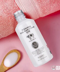 Kem tắm dưỡng sáng Scentio Milk Plus Brightening Bath Cream Q10 450ml - Ảnh 2