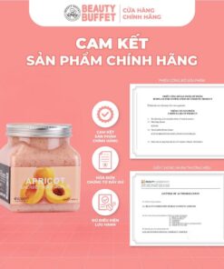 Tẩy tế bào chết toàn thân quả mơ Scentio Apricot/ Raspberry Sherbet Body Scrub 350ml - Ảnh 3