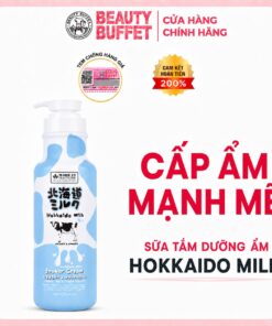 [Shower] Kem tắm dưỡng ẩm mịn da Beauty Buffet Made In Nature Hokkaido Milk Moisture Rich Shower Cream 700ml