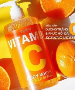 Sữa tắm dưỡng sáng Scentio Vitamin C Body White Shower Serum 450ml - Ảnh 2