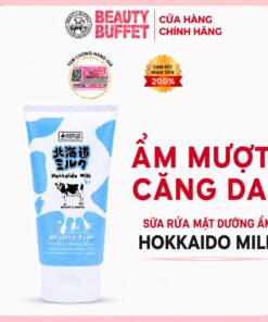 Sữa rửa mặt tạo bọt dưỡng ẩm Made In Nature Hokkaido Milk Moisture Rich Whipping Foam 100g