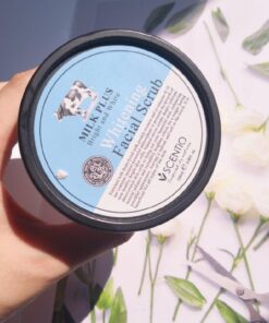 Tẩy Tế Bào Chết Da Mặt Sáng Da Scentio Milk Plus Whitening Q10 Facial Scrub 100ml - Ảnh 3