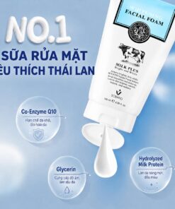 [TIẾT KIỆM HƠN] Combo 2 Sữa rửa mặt trắng da và tạo bọt Scentio Milk Plus Whitening Q10 Facial Foam 100ml/tuýp-Tặng kèm 1 Sữa rửa mặt Scentio Milk Plus 50ml - Ảnh 3