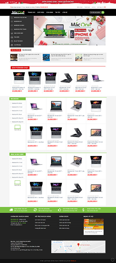 Ảnh xem trước giao diện laptop