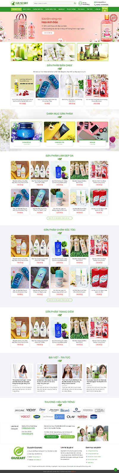 Mỹ phẩm &middot; Danh mục nổi bật