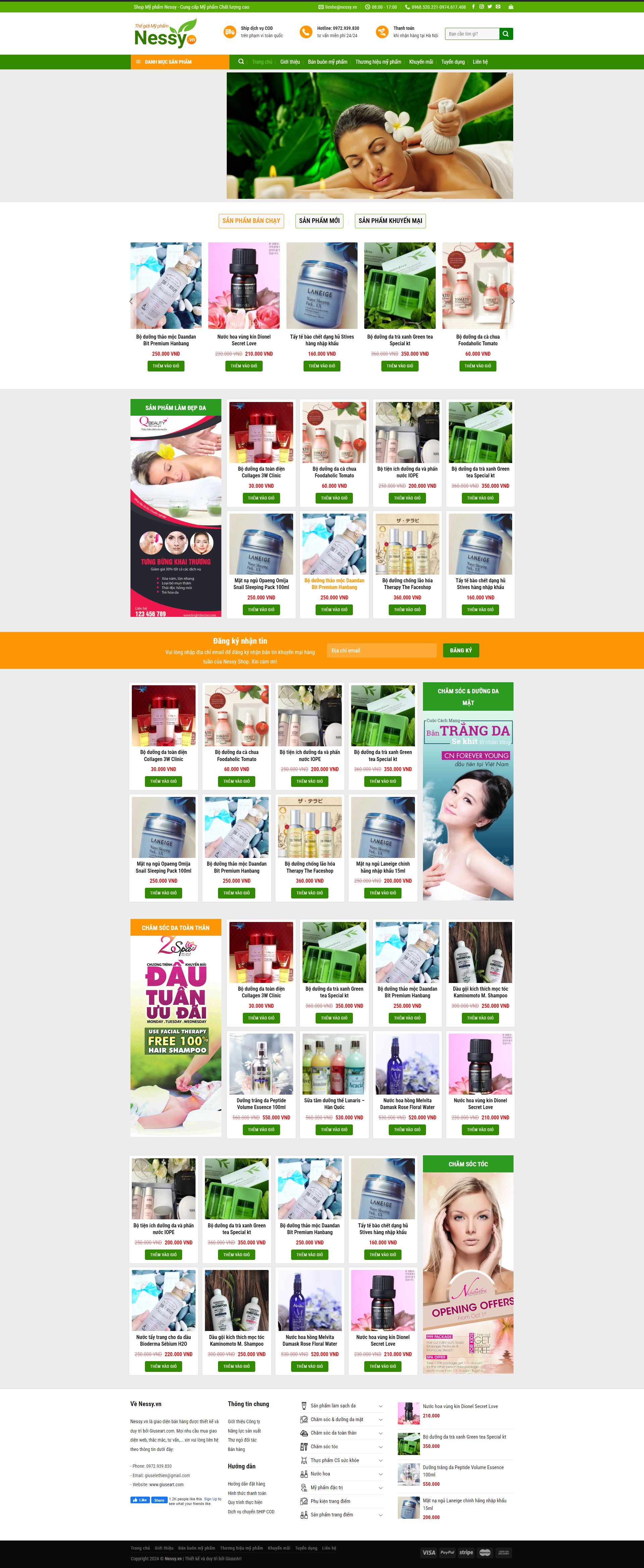 Mỹ phẩm &middot; Trưng b&agrave;y cao cấp