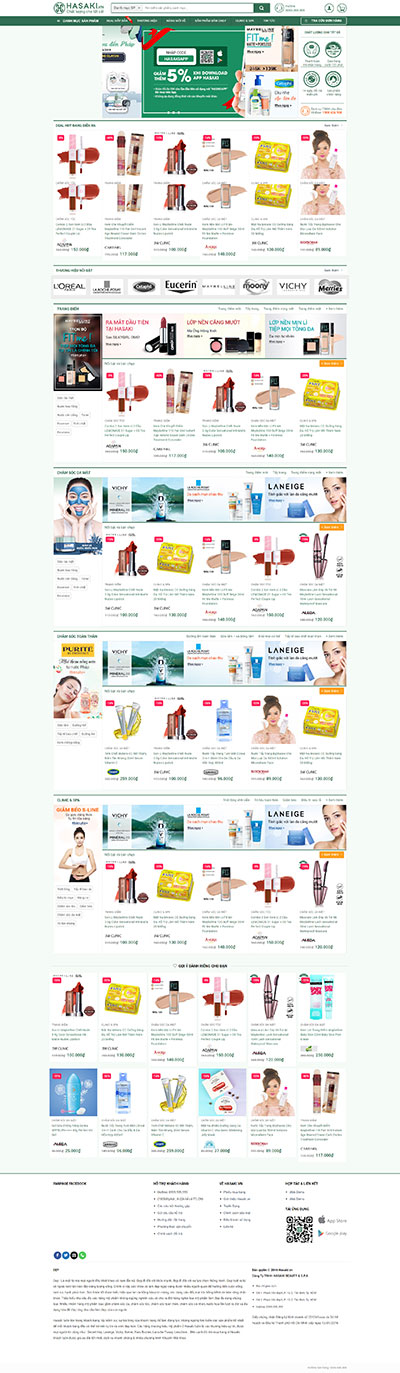 Mỹ phẩm &middot; Cửa h&agrave;ng hiện đại