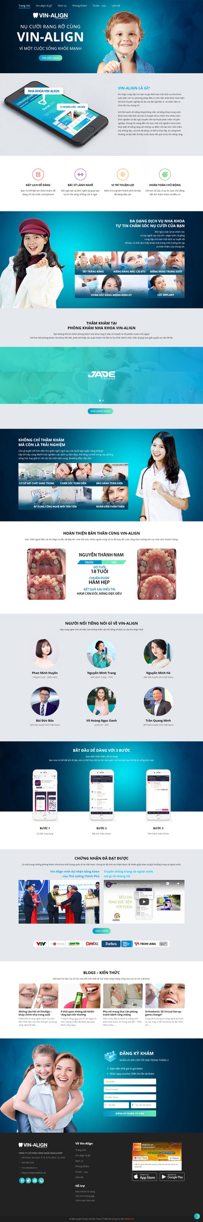 Ảnh xem trước giao diện nha khoa