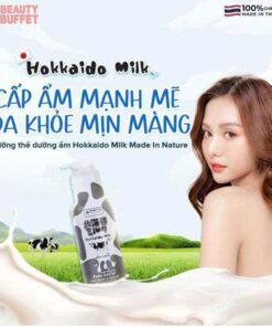 [Body lotion] Dưỡng thể dưỡng ẩm mịn da Made In Nature Hokkaido Milk Moisture Rich Body Lotion 700ml - Ảnh 3